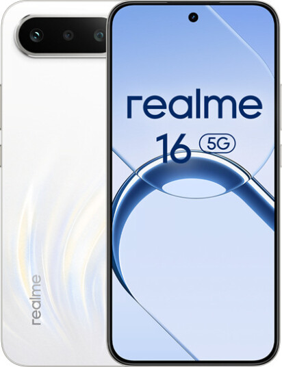 Realme 16 5G Mobiltelefon 8GB RAM 256GB Hvit Realme 16 5G Mobiltelefon 8GB RAM 256GB Hvit