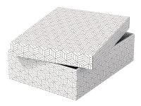 Esselte - Gaveeske - medium - 36 cm x 26.5 cm x 10 cm - hvit - pakke av 3
