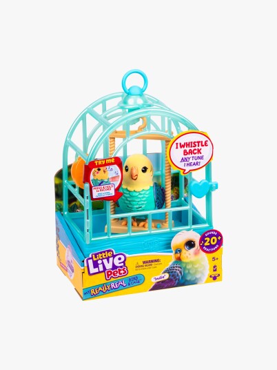 Little Live Pets My Virkelig Fuglevenn med Bur Indie - Fargerik Little Live Pets My Virkelig Fuglevenn med Bur Indie - Fargerik