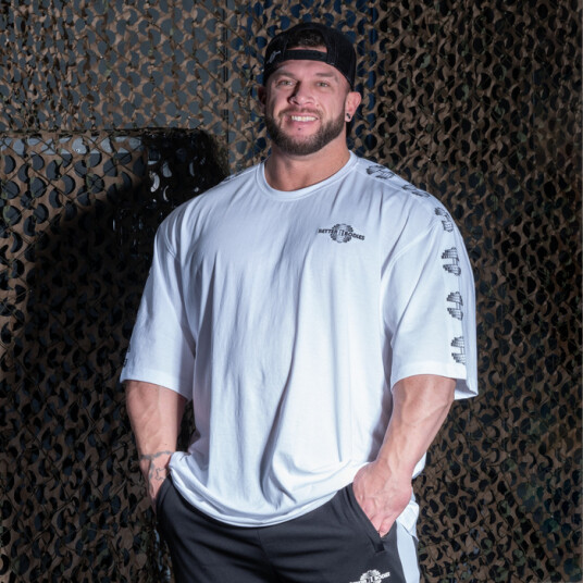 Better Bodies Bronx Iron T skjorte Hvit Vit Large