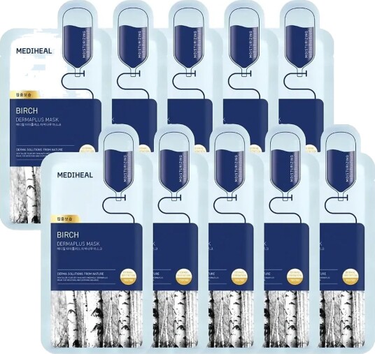 Mediheal Mediheal   Dermaplus Birch Mask 10Pcs.   Nude   10 PCS