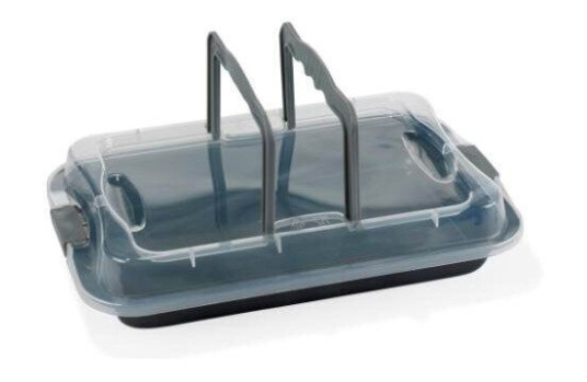Funktion Bakeplate Baking pan with lid 36.0x23 cm grey Funktion Bakeplate Baking pan with lid 36.0x23 cm grey