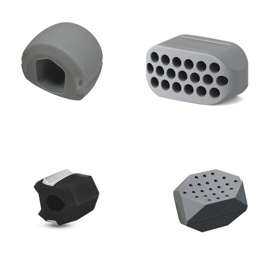 INF Jawline treningsapparat Jaw trainer silikon 4-pakning INF Jawline treningsapparat Jaw trainer silikon 4-pakning