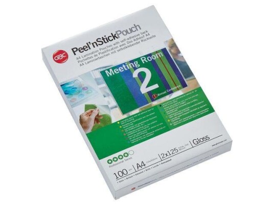 GBC Lamineringslomme GBC A4 Peel`nStick 100