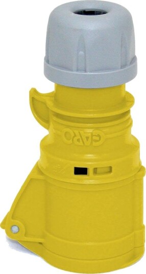 Garo S 232-4 Q Skjøtekontakt IP44, 3-Polet, 32 A, Quick Gul, 4 H