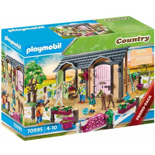 Playmobil Country - Ridetimer med hestekasser