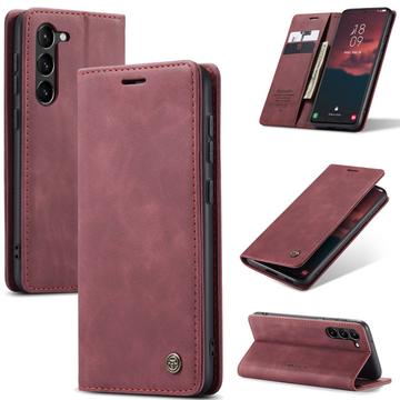 Samsung Galaxy S24 Caseme 013 Series Lommebok-deksel Rød