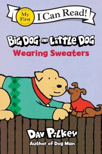 Big Dog and Little Dog Wearing Sweaters Big Dog and Little Dog Wearing Sweaters