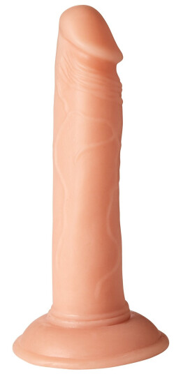 Willie City Realistisk Dildo med Sugekopp 19 cm    - Beige