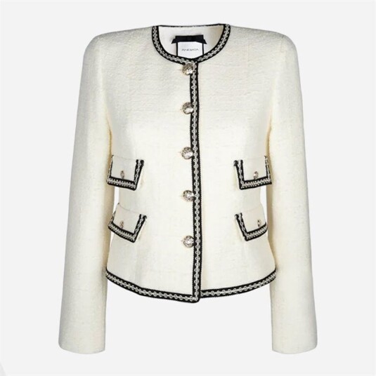 Andiata Lesley Blazer Cream White Hvit 44