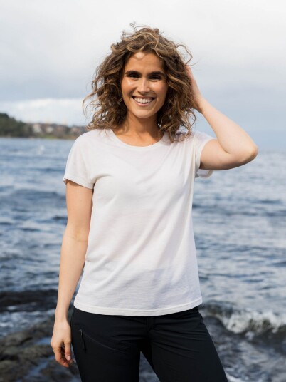 Bergans Whenever Merino Tee Women Hvit M