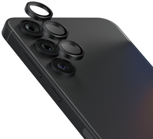 PanzerGlass Hoops Ceramic Linsebeskytter til Samsung Galaxy S25 - Sort
