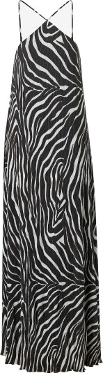 Gina Tricot Maxikjole Crinkle Hvit