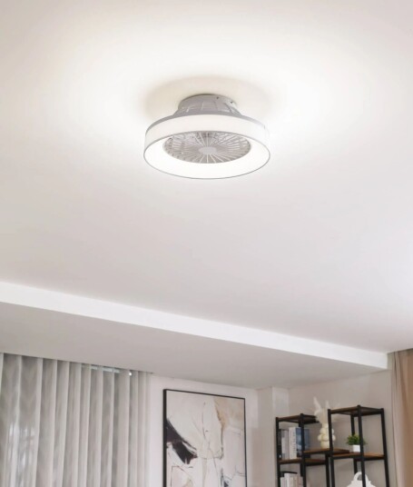 Lindby LED-takvifte Mace hvit stillegående CCT