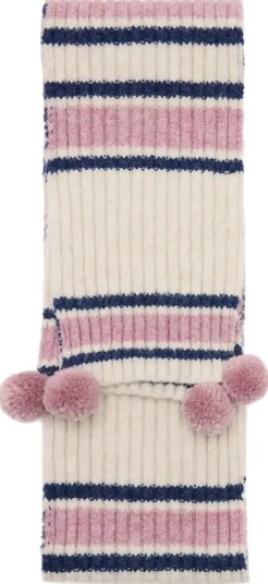 Mango Striped Knit Scarf LT PASTEL PINK One Size Mango Striped Knit Scarf LT PASTEL PINK One Size