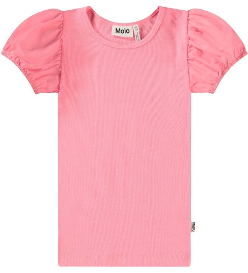 Molo T skjorte Raluca Rib Rosa Lemonade Molo 7 8 år (122 128) T skjorte