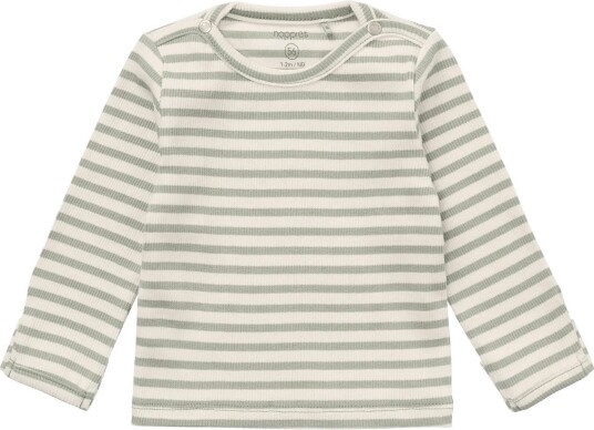 Noppies Tee Ls Stripe   ICEBERG GREEN   50