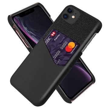 KSQ iPhone 13 Mini Deksel med Kort Lomme Svart
