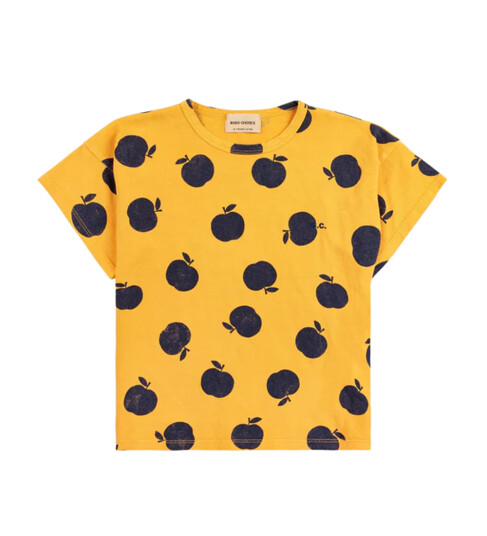 Bobo Choses Light Yellow Poma All Over Yellow T-Shirt 6-7 år
