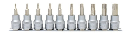 Ks Tools Pipenøkkelsett 10 Stykker Torx Kromvanadiumstål 50 mm