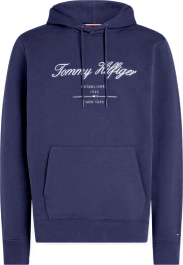 Tommy Hilfiger Script Logo Hoody Navy XXL