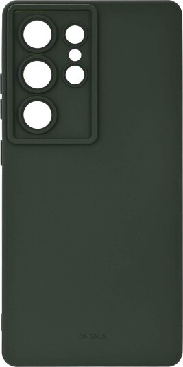 ONSALA Bakside Silikon Touch Resirkulert Samsung S25 Ultra 5G Olivengrønn