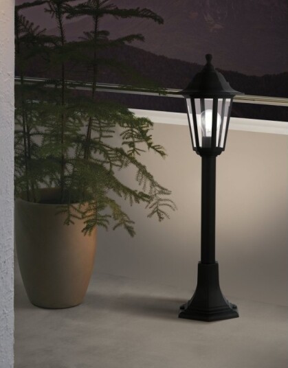 Eglo Duanera Utendørs Stolpelyktest Lampe I Sort Med Klart Glass Eglo Duanera Utendørs Stolpelyktest Lampe I Sort Med Klart Glass