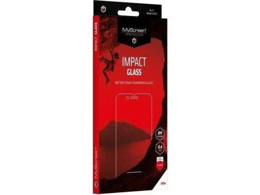 Ms Impactglass Iphone 12/12 Pro 6.1" Sort/Svart 8H Hybridglass