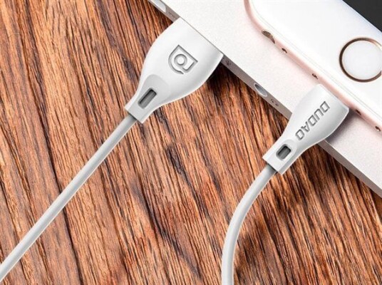 Dudao L4L USB A to Lightning 2.4A 1m White 