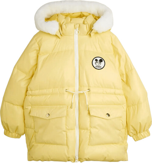 Mini Rodini Ritzratz Patch Heavy Puffer Yellow 80/86