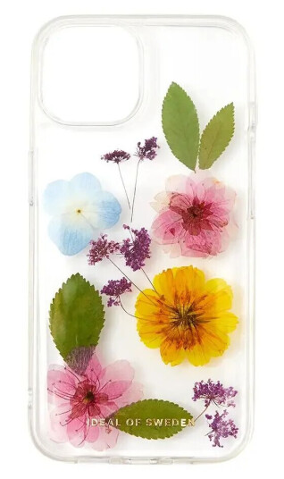 iPhone 15 iDeal Of Sweden Clear Deksel - Summer Blossom