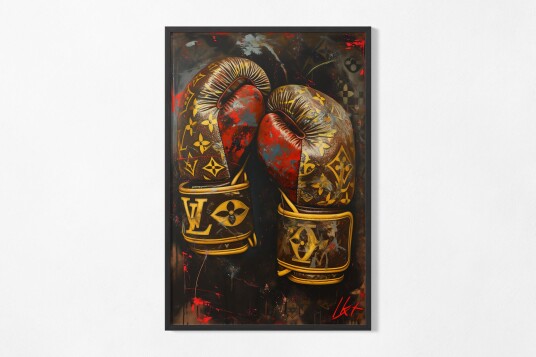 Plakat Boksehansker Kunst Plakat Boksehansker Kunst