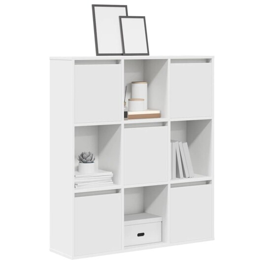 Bokhylle hvit 89x24x101,5 cm konstruert tre Bokhylle hvit 89x24x101,5 cm konstruert tre