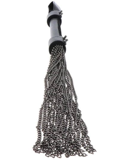 Masters Real Leather Chain Whip