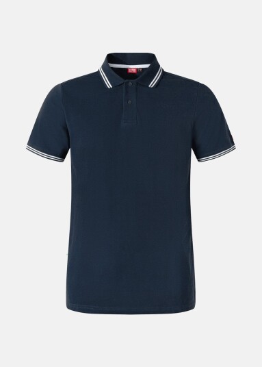 Huski Wear Shore Pique Polo Navy Blue L Piketrøyer