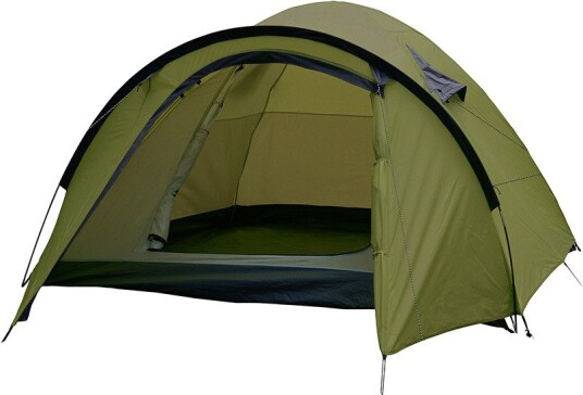 Halti telt Tundra XL 3000 Telt 3 manns kuppeltelt 210 x 210 x 130 cm 3.8kg Grå?nn
