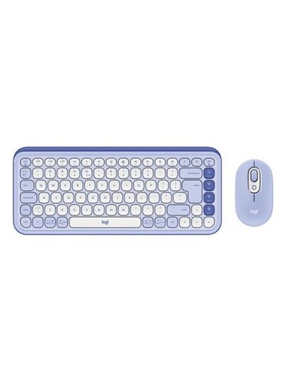 Logitech POP Icon Combo Tastatur & Mussett Universal Hvit