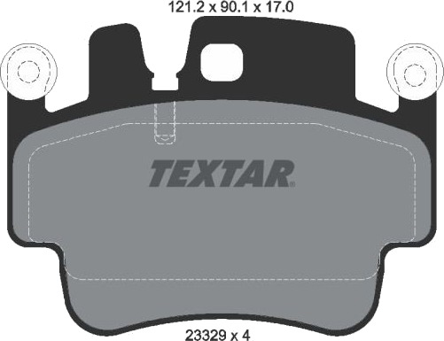 TEXTAR 2332902 Bremseklosser TEXTAR 2332902 Bremseklosser
