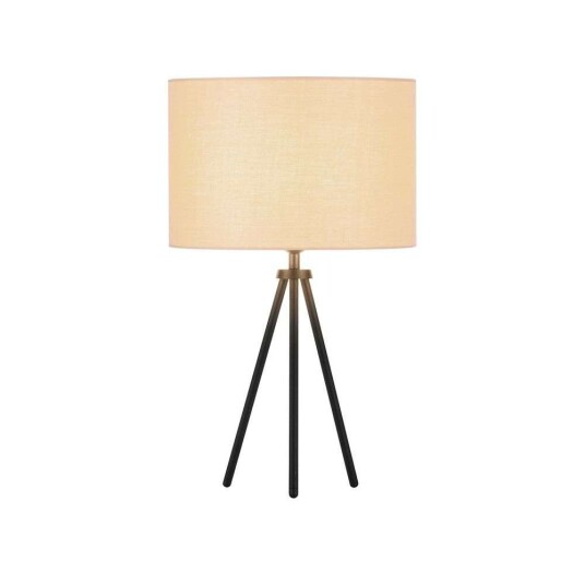 SLV Fenda Tripod Bordlampe Ø30 Beige/Black