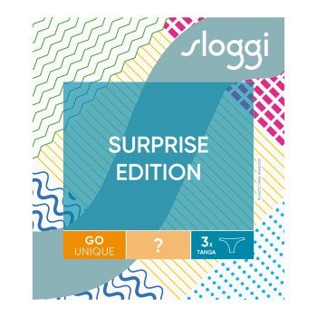 Sloggi Truser 3P GO Unique Tanga Mixed bomull Large Dame