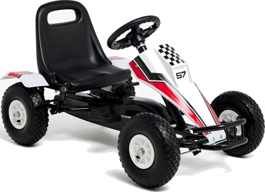 Alex's Garage Pedal-Gokart Hvit