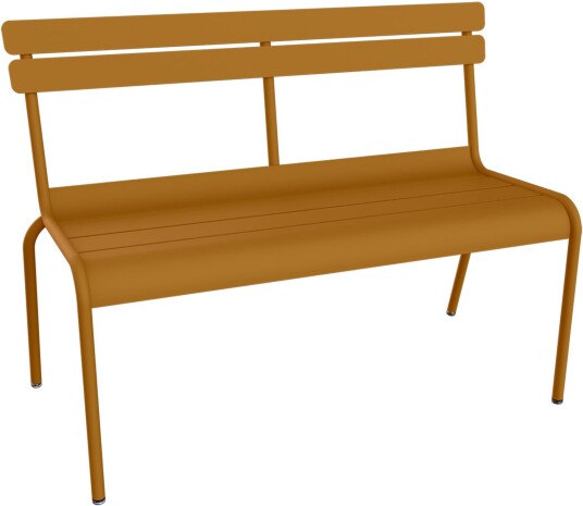 Fermob - Luxembourg 2/3-Seater Bench With Backrest, Gingerbread - Hagebenker - Frédéric Sofia - Brun - Metall Fermob - Luxembourg 2/3-Seater Bench With Backrest, Gingerbread - Hagebenker - Frédéric Sofia - Brun - Metall