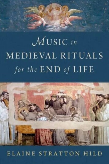 Music In Medieval Rituals For The End Of Life Av Elaine (Editor Editor Corpus Monodicum) Stratton Hild