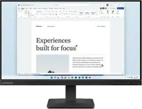 Lenovo L24-41 24" Full HD IPS Skjerm 100 Hz Ravnsort Lenovo L24-41 24" Full HD IPS Skjerm 100 Hz Ravnsort