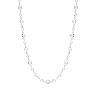 Nora Norway Clover Neck 42 Silver Pink Nora Norway Clover Neck 42 Silver Pink