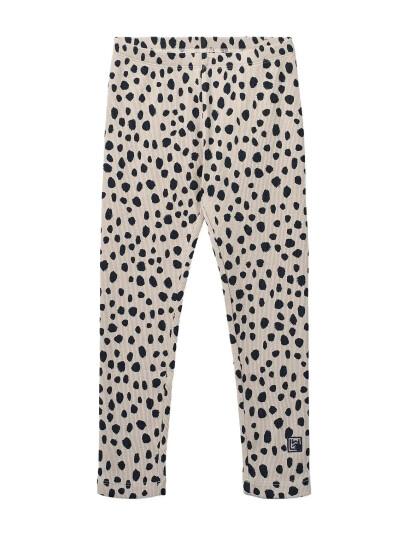 Liewood Marien Printed Rib Leggings   Cream   86/92