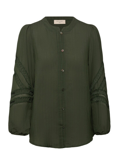FREE/QUENT Fqshu Blouse   Green   XS