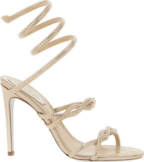 René Caovilla Dame Sko Beige 37 1/2 EU, René Caovilla Dame Sko Beige 37 1/2 EU,