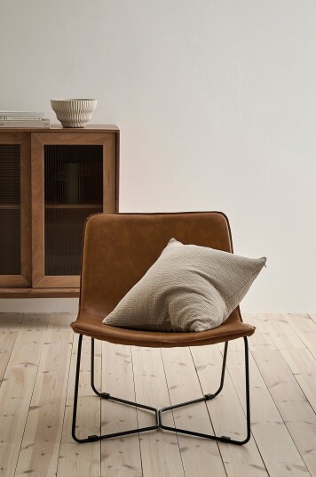 Ellos Home Loungestol Barrel Brun Ellos Home Loungestol Barrel Brun