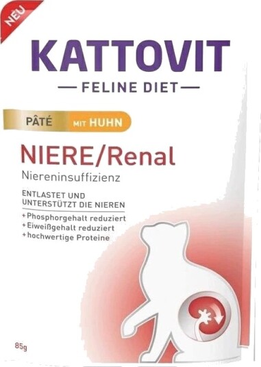Kattovit Renal Kylling Våtfôr 85 G